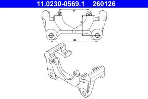 Bracket, brake caliper
