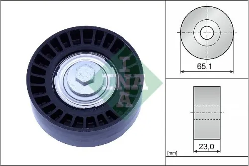 Deflection/Guide Pulley, V-ribbed belt
