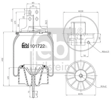 Bellow, air suspension
