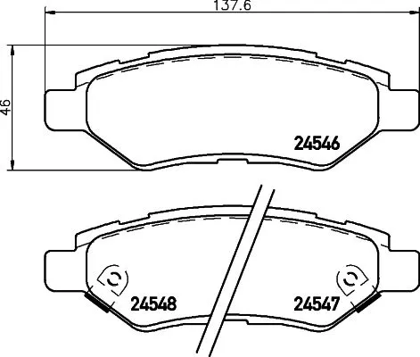 Brake Pad Set, disc brake