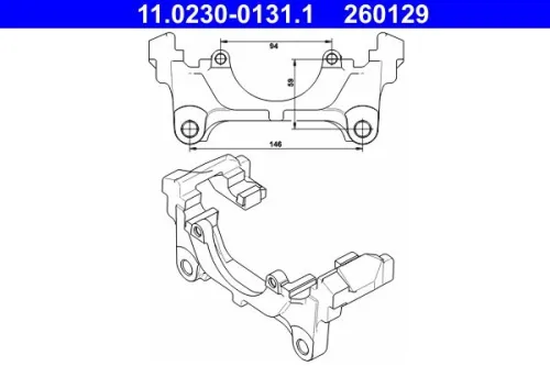 Bracket, brake caliper