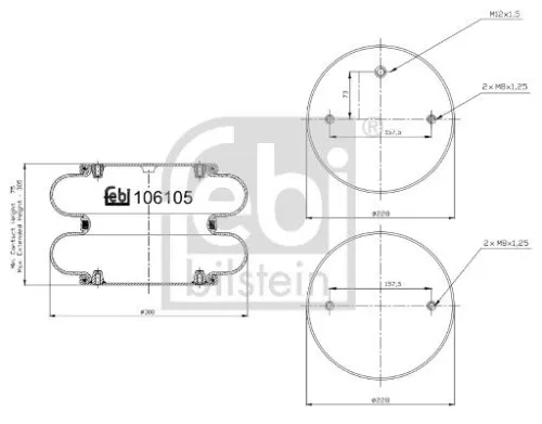 Bellow, air suspension