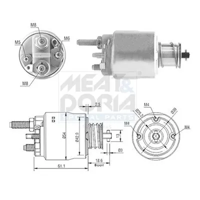 Solenoid Switch, starter