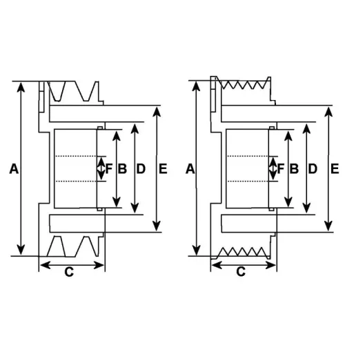 Belt Pulley, alternator