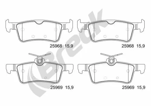 Brake Pad Set, disc brake