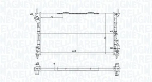 Radiator, engine cooling