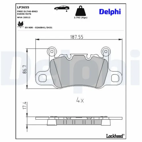 Brake Pad Set, disc brake