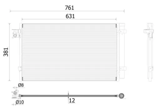 Condenser, air conditioning