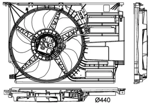 Fan, engine cooling