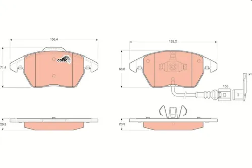 Brake Pad Set, disc brake
