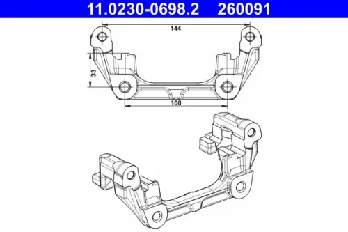 Bracket, brake caliper