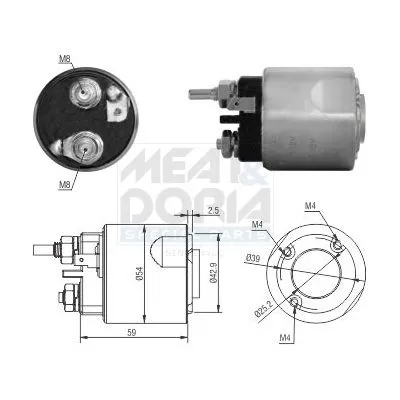 Solenoid Switch, starter