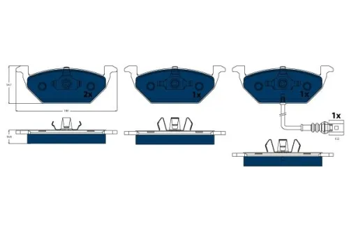 Brake Pad Set, disc brake