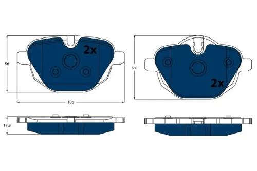 Brake Pad Set, disc brake