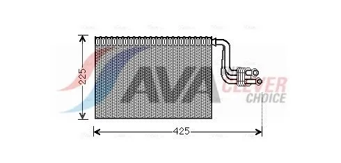 Evaporator, air conditioning