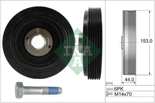 Belt Pulley Set, crankshaft