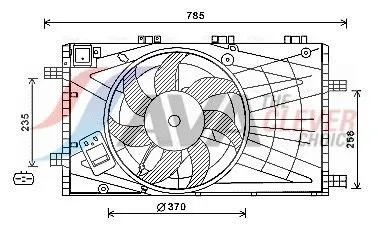 Fan, engine cooling