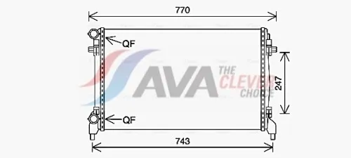 Radiator, engine cooling