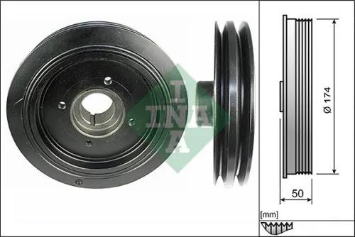 Belt Pulley, crankshaft