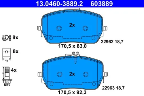 Brake Pad Set, disc brake