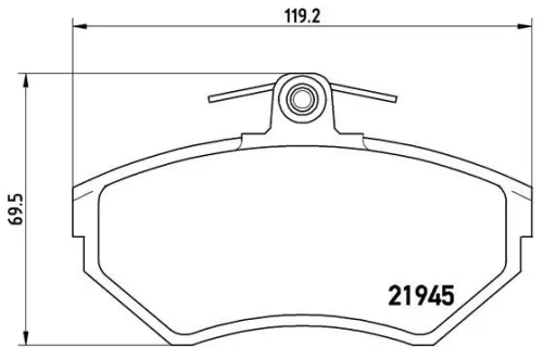 Brake Pad Set, disc brake