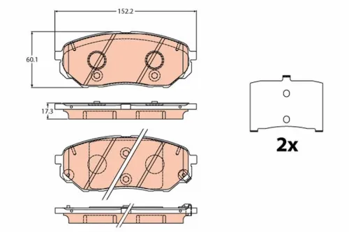 Brake Pad Set, disc brake