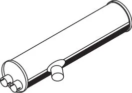 Centre/Rear Muffler