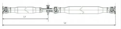 Propshaft, axle drive