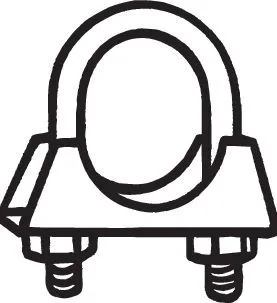 Clamping Piece, exhaust system