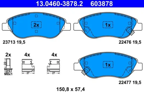 Brake Pad Set, disc brake