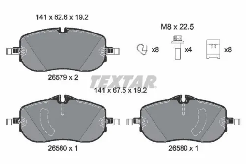 Brake Pad Set, disc brake