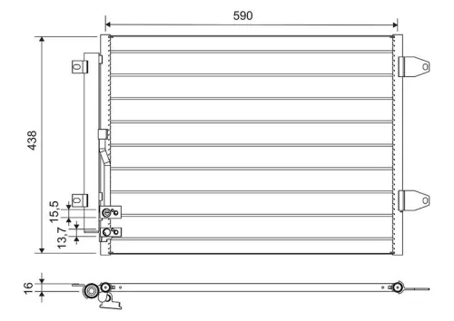 Condenser, air conditioning