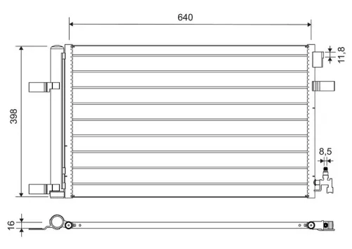 Condenser, air conditioning