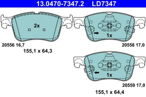 Brake Pad Set, disc brake
