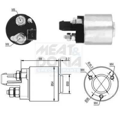 Solenoid Switch, starter