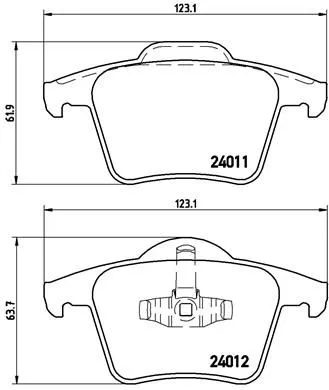 Brake Pad Set, disc brake