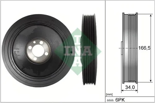Belt Pulley, crankshaft