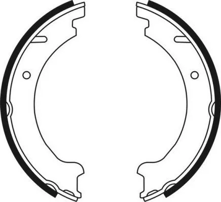 Brake Shoe Set, parking brake