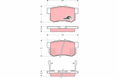 Brake Pad Set, disc brake