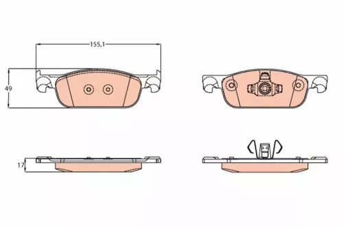 Brake Pad Set, disc brake