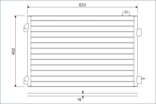 Condenser, air conditioning