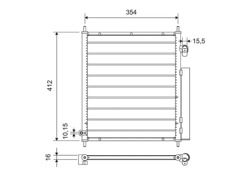 Condenser, air conditioning