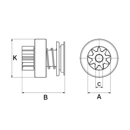 Freewheel Gear, starter