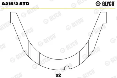 Thrust Washer, crankshaft