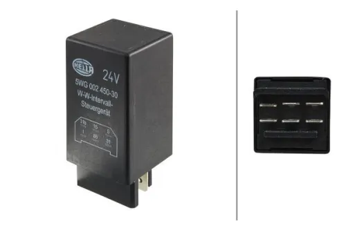 Relay, wipe/wash interval