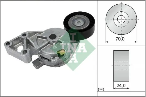 Belt Tensioner, V-ribbed belt
