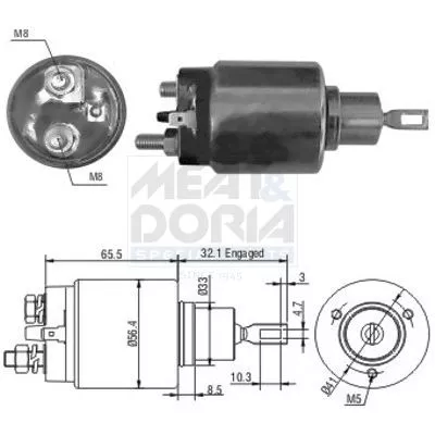 Solenoid Switch, starter