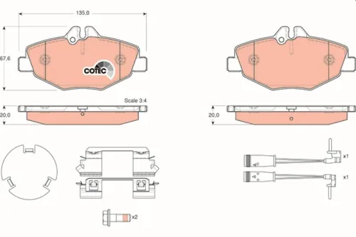 Brake Pad Set, disc brake