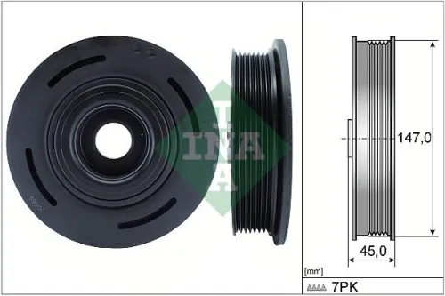 Belt Pulley, crankshaft