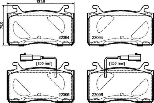 Brake Pad Set, disc brake